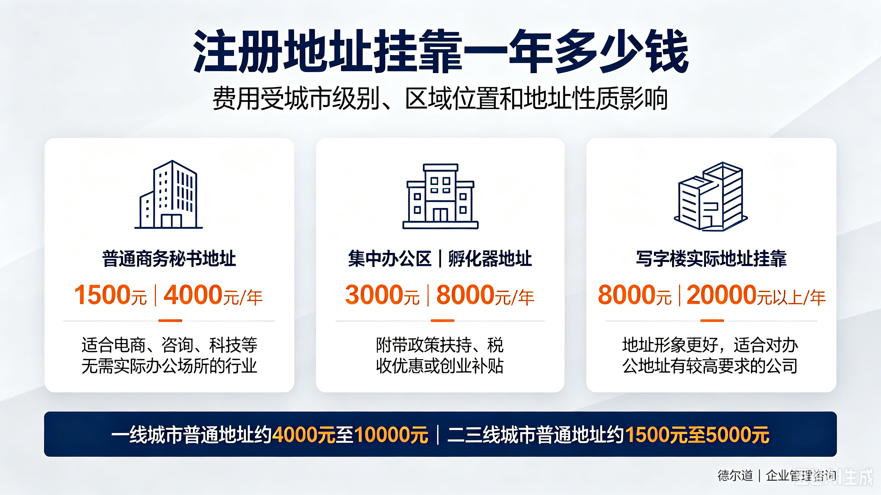 注册地址挂靠一年多少钱?费用明细与选择指南