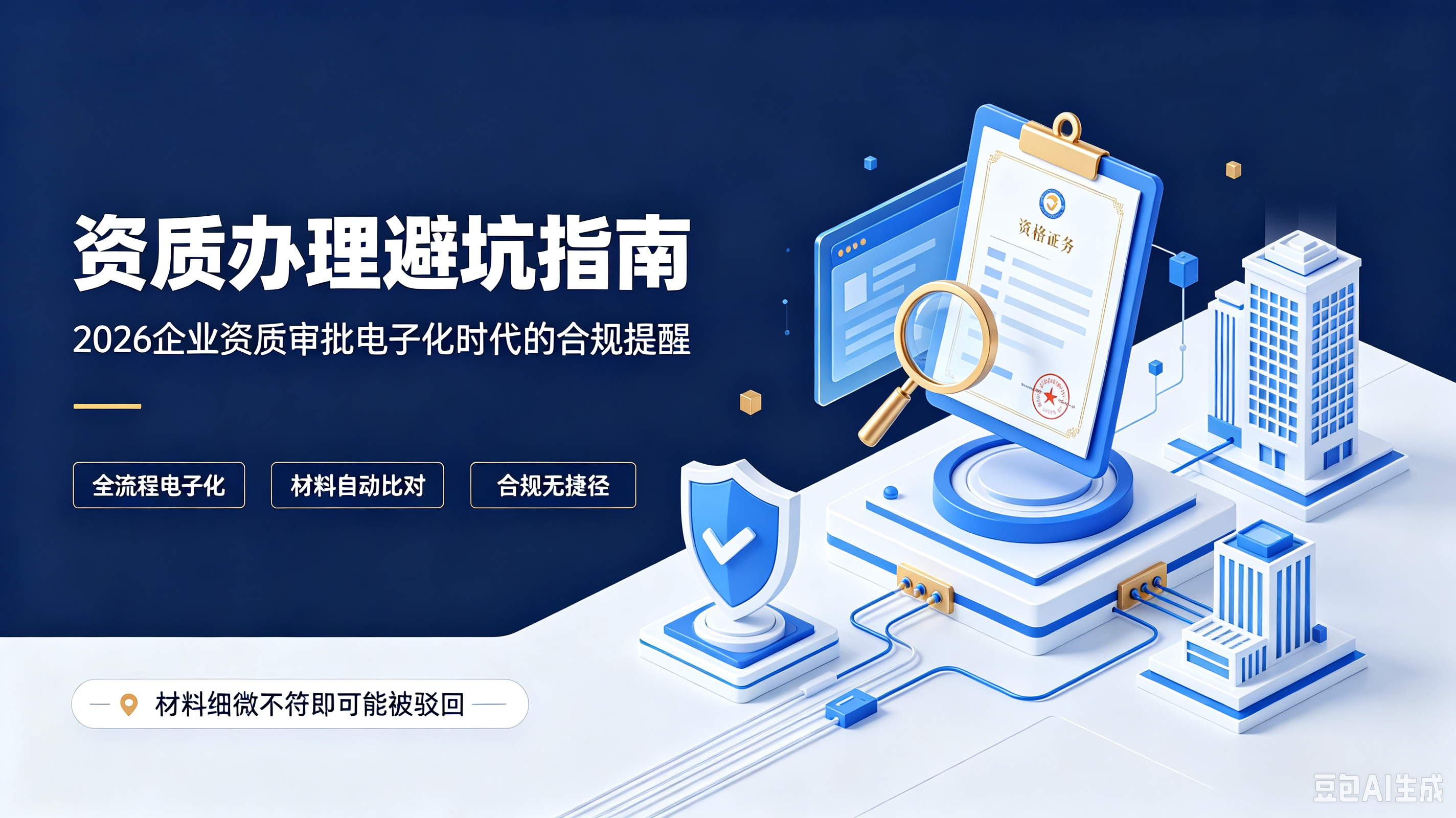 资质办理避坑指南：企业合规申报的6大核心要点
